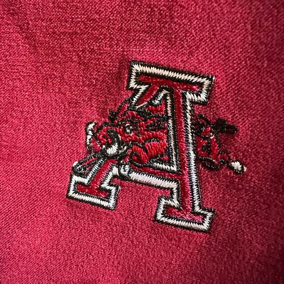 Castles Sport | Size M Arkansas Razorback College Long Sleeve Button Up Shirt - Picture 7 of 13